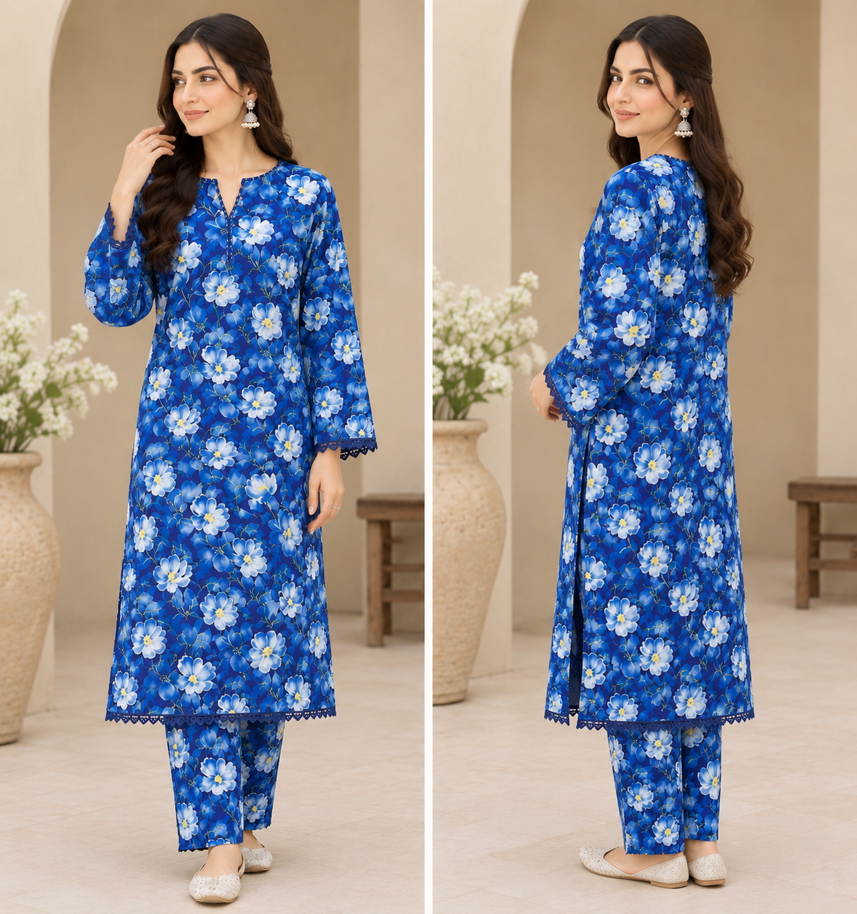 Khaddar Digital Printed Unstiched 2 Piece