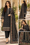 Khaddar Digital Printed Unstitched 3 Piece