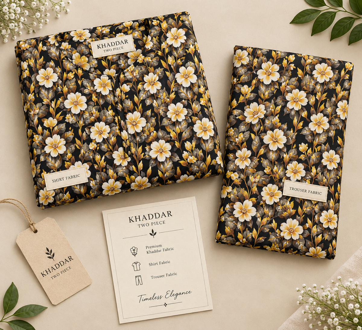 Khaddar Digital Printed Unstiched 2 Piece