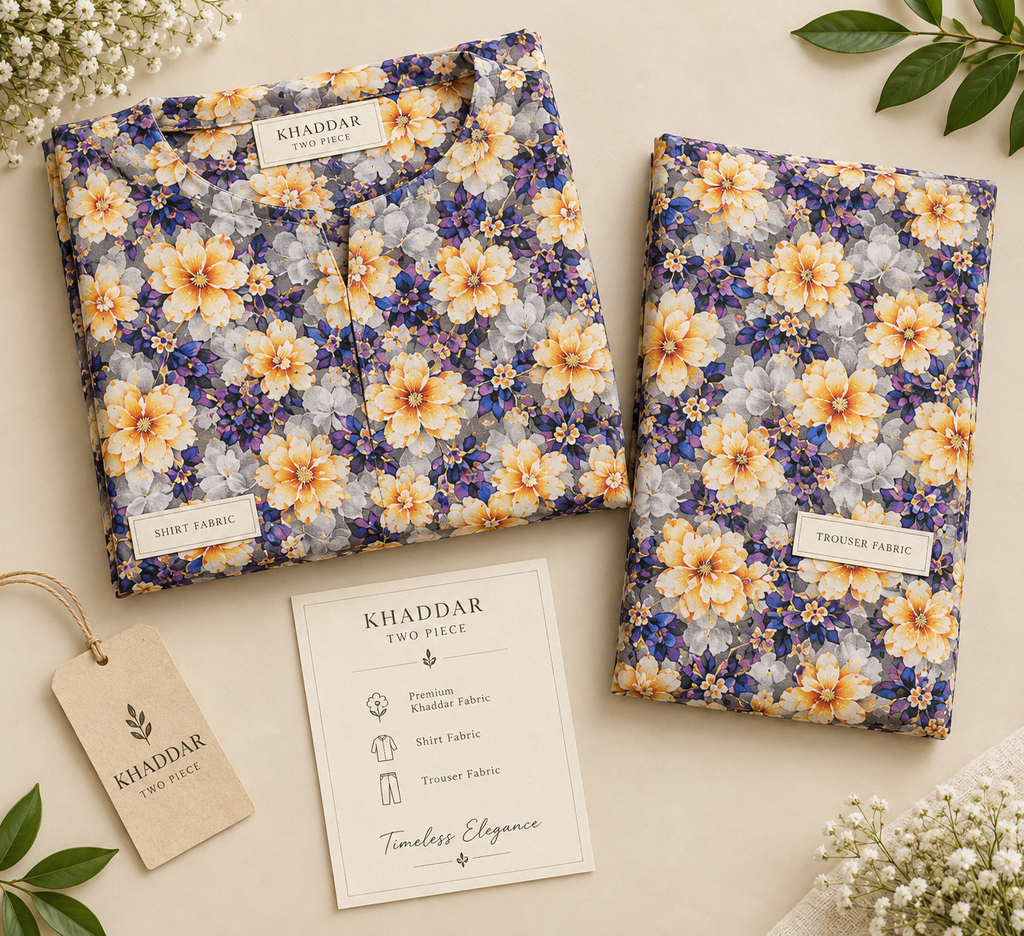 Khaddar Digital Printed Unstiched 2 Piece