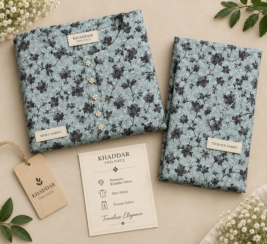 Khaddar Digital Printed Unstiched 2 Piece