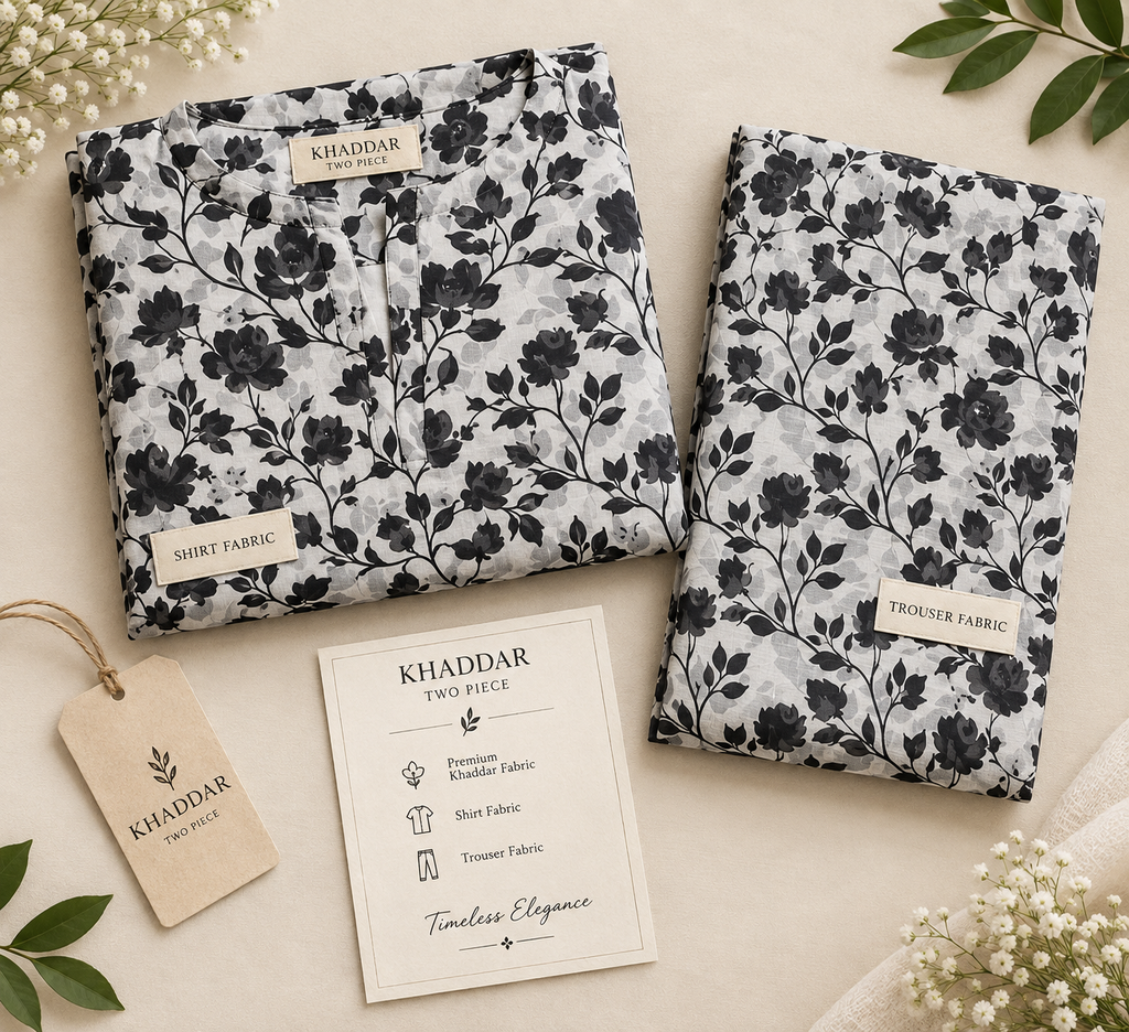 Khaddar Digital Printed Unstiched 2 Piece