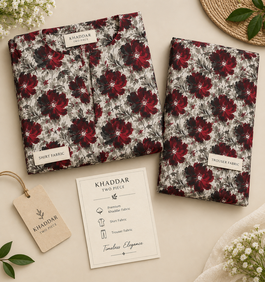 Khaddar Digital Printed Unstiched 2 Piece