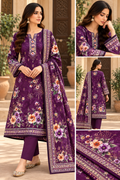 Dhanak Digital Printed Unstitched 3 Piece