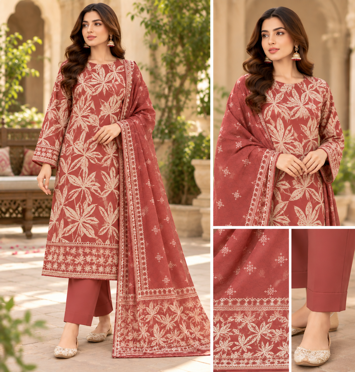 Khaddar Digital Printed Unstiched 3 Piece