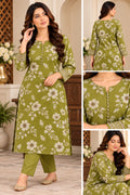 Dhanak Printed Unstitched 2 Piece Suit